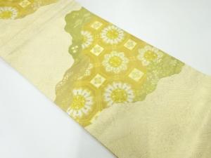 本金道長取に華文模様織出し袋帯